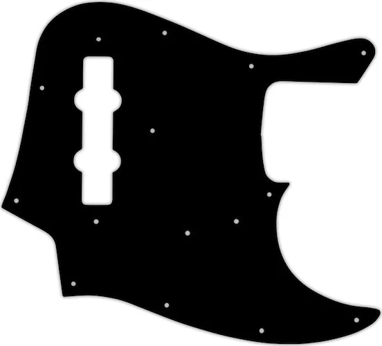 WD Custom Pickguard For Fender Vintage 1962-1964 Jazz  Bass #01 Black