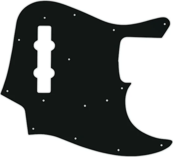 WD Custom Pickguard For Fender Vintage 1962-1964 Jazz  Bass #01A Black Acrylic
