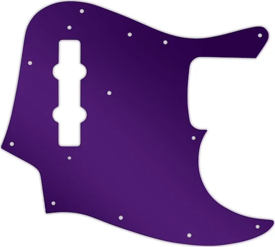 WD Custom Pickguard For Fender Vintage 1970's-1980's 20 Fret Jazz  Bass #10PR Purple Mirror