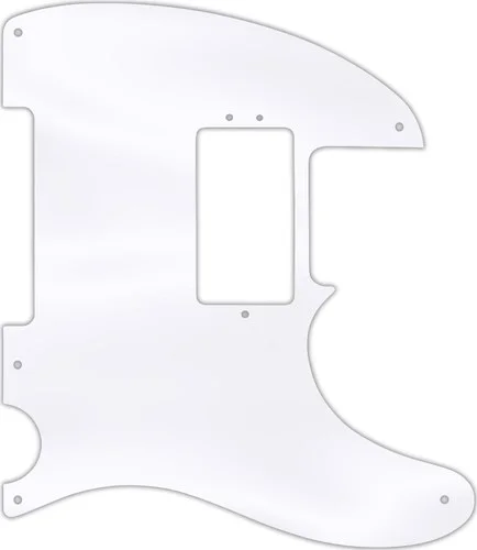 WD Custom Pickguard For Fender Vintage Hot Rod '50s Telecaster #45T Clear Acrylic Thin