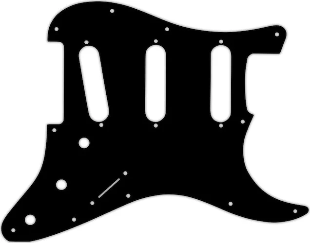 WD Custom Pickguard For Fender VooDoo Jimi Hendrix Tribute Stratocaster #03 Black/White/Black