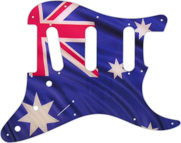WD Custom Pickguard For Fender VooDoo Jimi Hendrix Tribute Stratocaster #G13 Aussie Flag Graphic