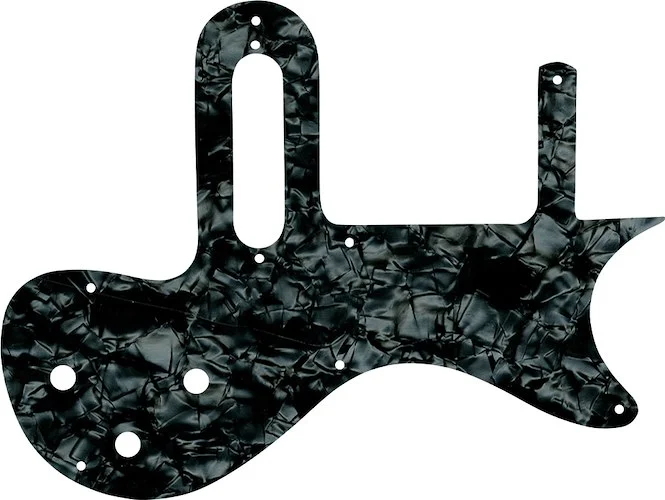 WD Custom Pickguard For Gibson 1 Pickup Melody Maker #28JBK Jet Black Pearl