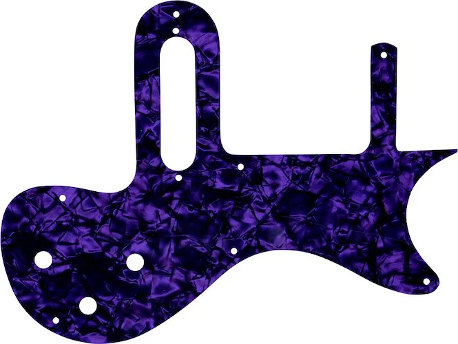 WD Custom Pickguard For Gibson 1 Pickup Melody Maker #28PR Purple Pearl