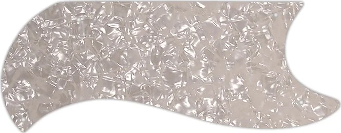 WD Custom Pickguard For Gibson 1961-1963 Half Face SG Custom #28A Aged Pearl/White/Black/White