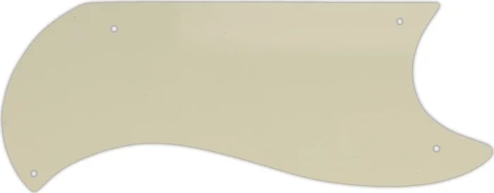 WD Custom Pickguard For Gibson 1961-1963 Half Face SG Custom #55 Parchment 3 Ply