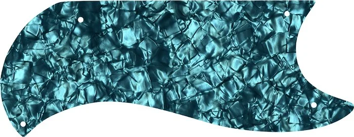 WD Custom Pickguard For Gibson 1961-1963 Half Face SG Custom #28AQ Aqua Pearl/Black/White/Black