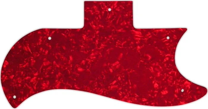 WD Custom Pickguard For Gibson 1961-1970 Half Face SG #28R Red Pearl/White/Black/White