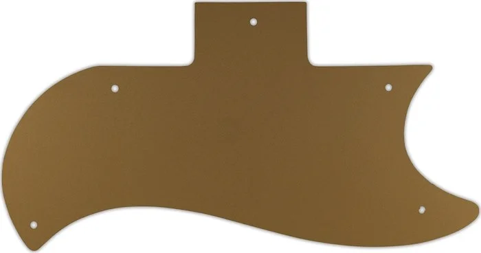 WD Custom Pickguard For Gibson 1961-1970 Half Face SG #59 Gold/Clear/Gold