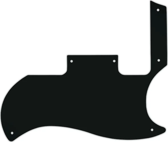 WD Custom Pickguard For Gibson 2010-2012 '60s Tribute SG Special #01A Black Acrylic