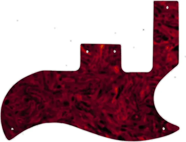 WD Custom Pickguard For Gibson 1961-1970 SG Special #05T Tortoise Shell Solid (Semi-Transparent)