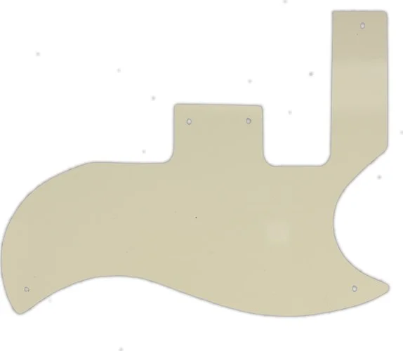 WD Custom Pickguard For Gibson 1961-1970 SG Special #55S Parchment Solid