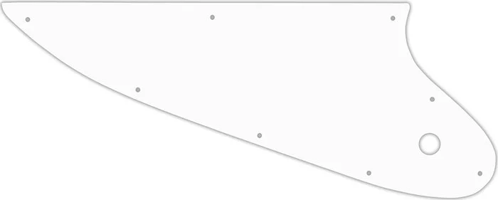 WD Custom Pickguard For Gibson 1963-1966 Thunderbird Bass #02 White