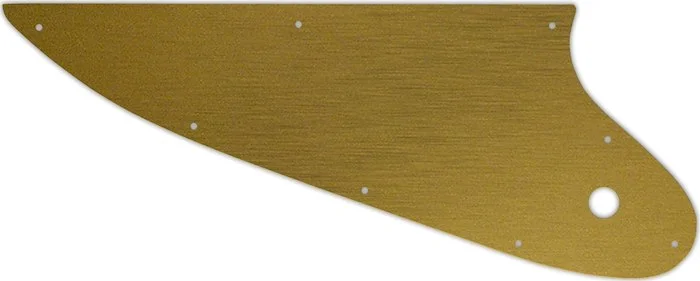 WD Custom Pickguard For Gibson 1963-1966 Thunderbird Bass #14 Simulated Brushed Gold/Black PVC