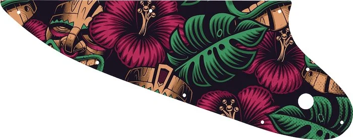 WD Custom Pickguard For Gibson 1963-1966 Thunderbird Bass #GAL01 Aloha Tiki Graphic