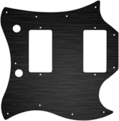 WD Custom Pickguard For Gibson 1963-1970 Full Face SG #27T Simulated Black Anodized Thin