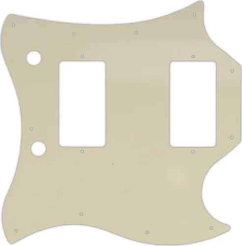 WD Custom Pickguard For Gibson 1963-1970 Full Face SG #55 Parchment 3 Ply