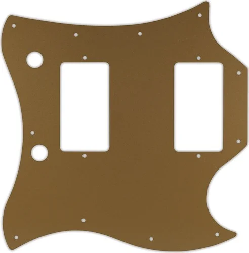 WD Custom Pickguard For Gibson 1963-1970 Full Face SG #59 Gold/Clear/Gold