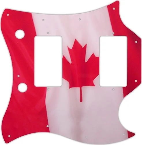 WD Custom Pickguard For Gibson 1963-1970 Full Face SG #G11 Canadian Flag Graphic