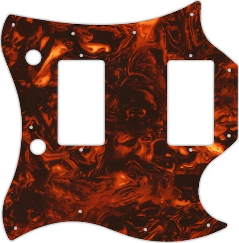 WD Custom Pickguard For Gibson 1963-1970 Full Face SG #05F Faux Tortiose