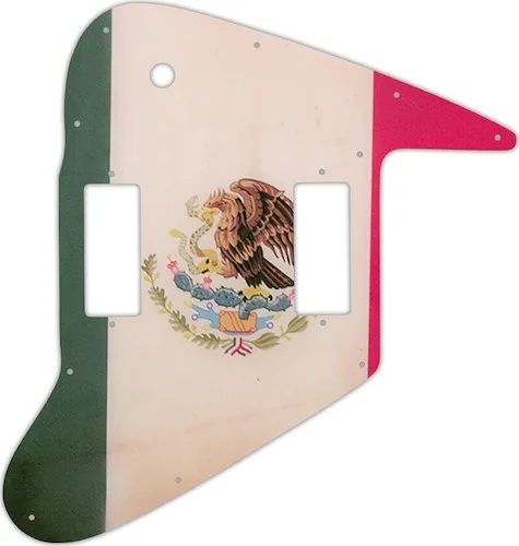 WD Custom Pickguard For Gibson 1965-Present Non-Reverse Firebird #G12 Mexican Flag Graphic