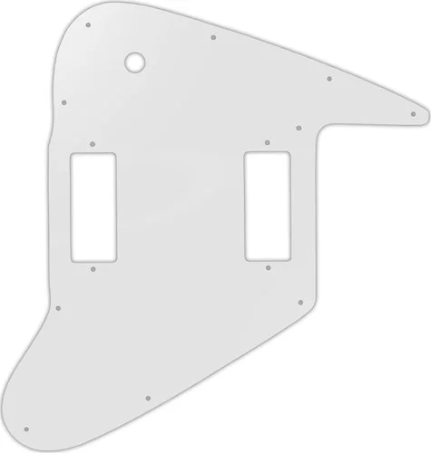 WD Custom Pickguard For Gibson 1965-Present Non-Reverse Firebird #22 Translucent Milk White