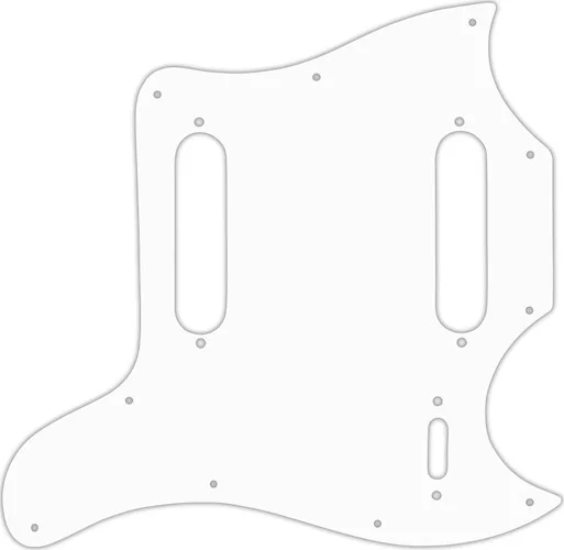 WD Custom Pickguard For Gibson 1970-1982 SG Style Melody Maker #02M White Matte