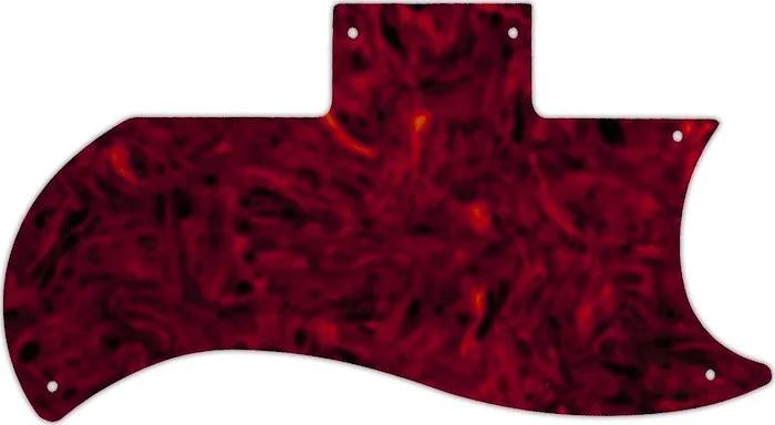 WD Custom Pickguard For Gibson 1971-Present Or 1961 Reissue Half Face SG #05T Tortoise Shell Solid (