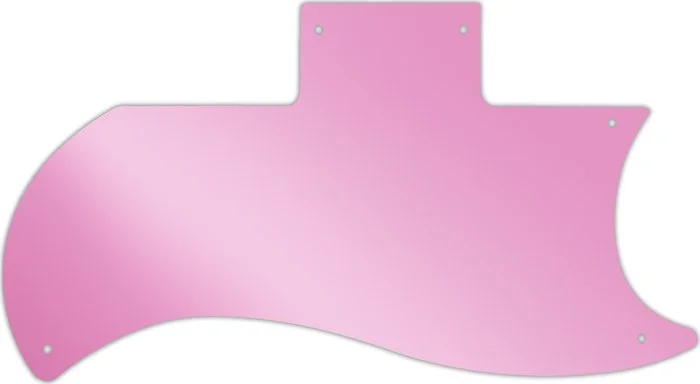 WD Custom Pickguard For Gibson 1971-Present Or 1961 Reissue Half Face SG #10P Pink Mirror
