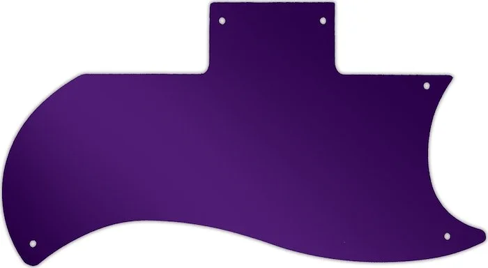 WD Custom Pickguard For Gibson 1971-Present Or 1961 Reissue Half Face SG #10PR Purple Mirror