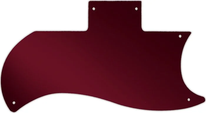 WD Custom Pickguard For Gibson 1971-Present Or 1961 Reissue Half Face SG #10R Red Mirror