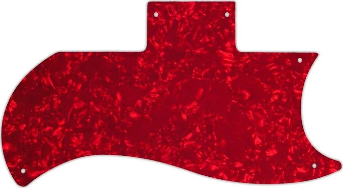 WD Custom Pickguard For Gibson 1971-Present Or 1961 Reissue Half Face SG #28R Red Pearl/White/Black/