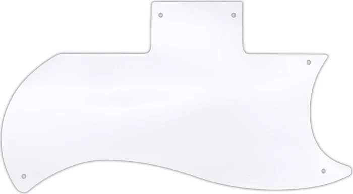 WD Custom Pickguard For Gibson 1971-Present Or 1961 Reissue Half Face SG #45T Clear Acrylic Thin