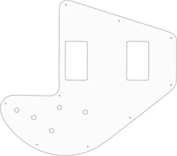 WD Custom Pickguard For Gibson 1975-1983 Ripper Bass #02 White