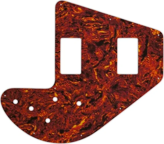WD Custom Pickguard For Gibson 1975-1983 Ripper Bass #05P Tortoise Shell/Parchment