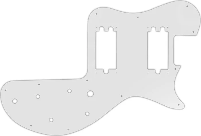 WD Custom Pickguard For Gibson 1980-1984 Sonex #22 Translucent Milk White