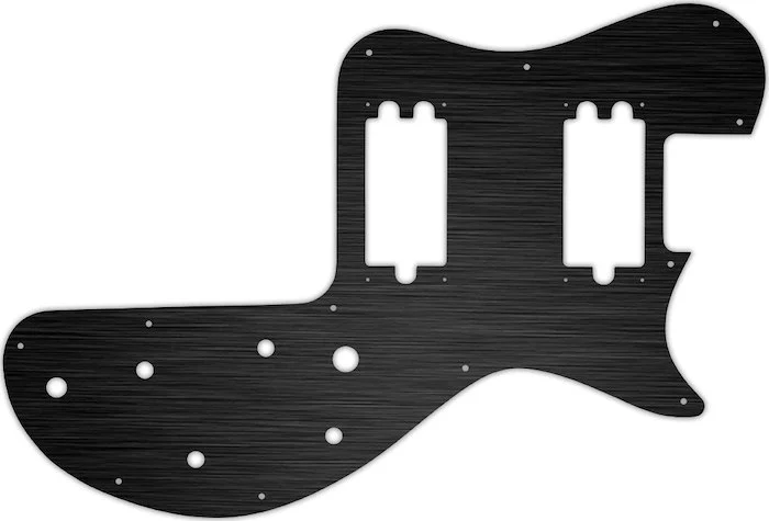 WD Custom Pickguard For Gibson 1980-1984 Sonex #27 Simulated Black Anodized