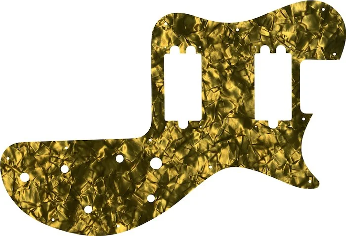 WD Custom Pickguard For Gibson 1980-1984 Sonex #28GD Gold Pearl/Black/White/Black