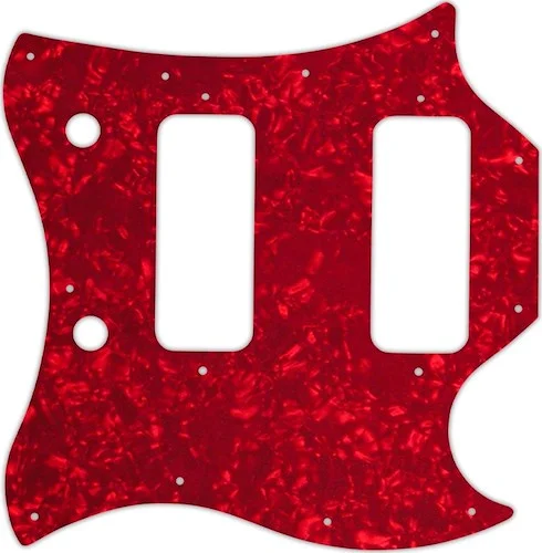 WD Custom Pickguard For Gibson 2008 SG Classic #28R Red Pearl/White/Black/White