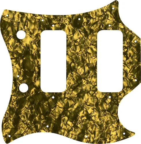 WD Custom Pickguard For Gibson 2008 SG Classic #28GD Gold Pearl/Black/White/Black