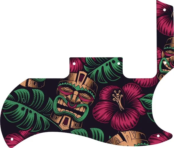 WD Custom Pickguard For Gibson 2010-2012 '60s Tribute SG Special #GAL01 Aloha Tiki Graphic