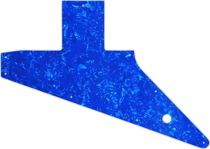 WD Custom Pickguard For Gibson 2010-Present Explorer #28BU Blue Pearl/White/Black/White