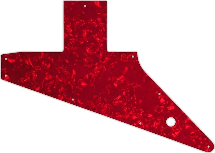 WD Custom Pickguard For Gibson 2010-Present Explorer #28R Red Pearl/White/Black/White