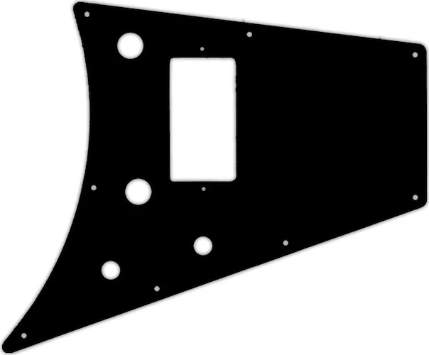 WD Custom Pickguard For Gibson 2011 Flying V Melody Maker #09 Black/White/Black/White/Black