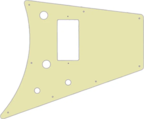 WD Custom Pickguard For Gibson 2011 Flying V Melody Maker #34S Mint Green Solid