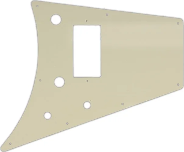 WD Custom Pickguard For Gibson 2011 Flying V Melody Maker #55T Parchment Thin