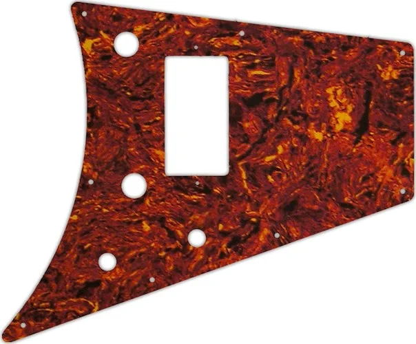 WD Custom Pickguard For Gibson 2011 Flying V Melody Maker #05W Tortoise Shell/White