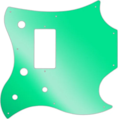 WD Custom Pickguard For Gibson 2011 SG Style Melody Maker #10GR Green Mirror