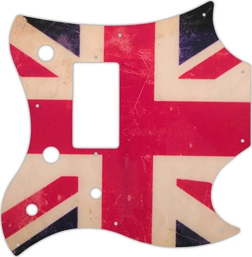 WD Custom Pickguard For Gibson 2011 SG Style Melody Maker #G04 British Flag Relic Graphic