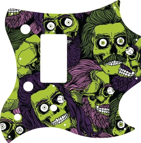 WD Custom Pickguard For Gibson 2011 SG Style Melody Maker #GHA02 Zombeard Graphic